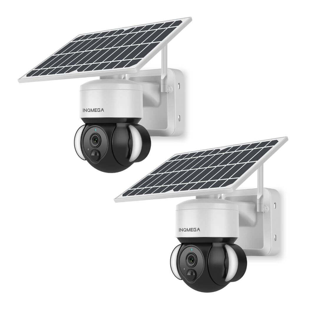 InoCam Solar Dome - Caméra de surveillance extérieure WIFI solaire - INOMEGA